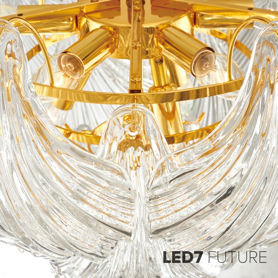 Ritz - Clear Shell Chandelier